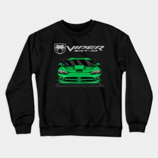 DODGE VIPER SRT 10 (GREEN) Crewneck Sweatshirt